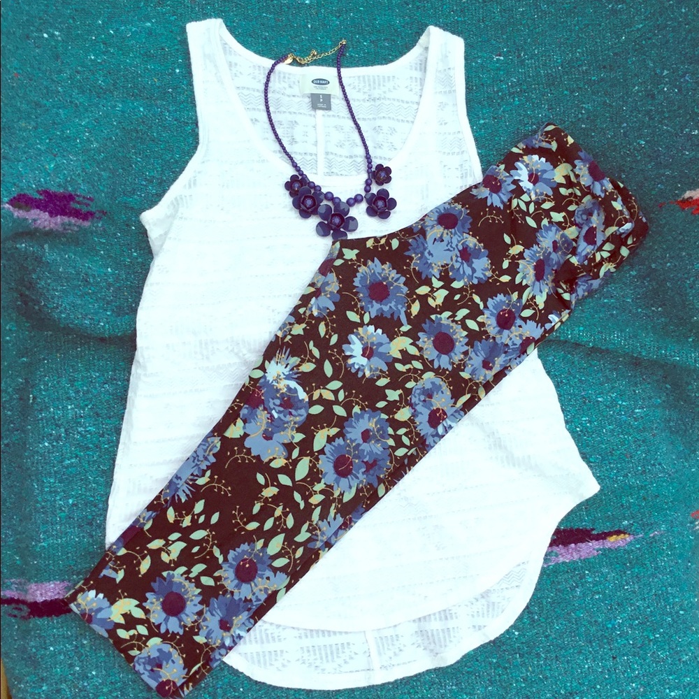 Lularoe Os Floral Leggings 💐 SOLD